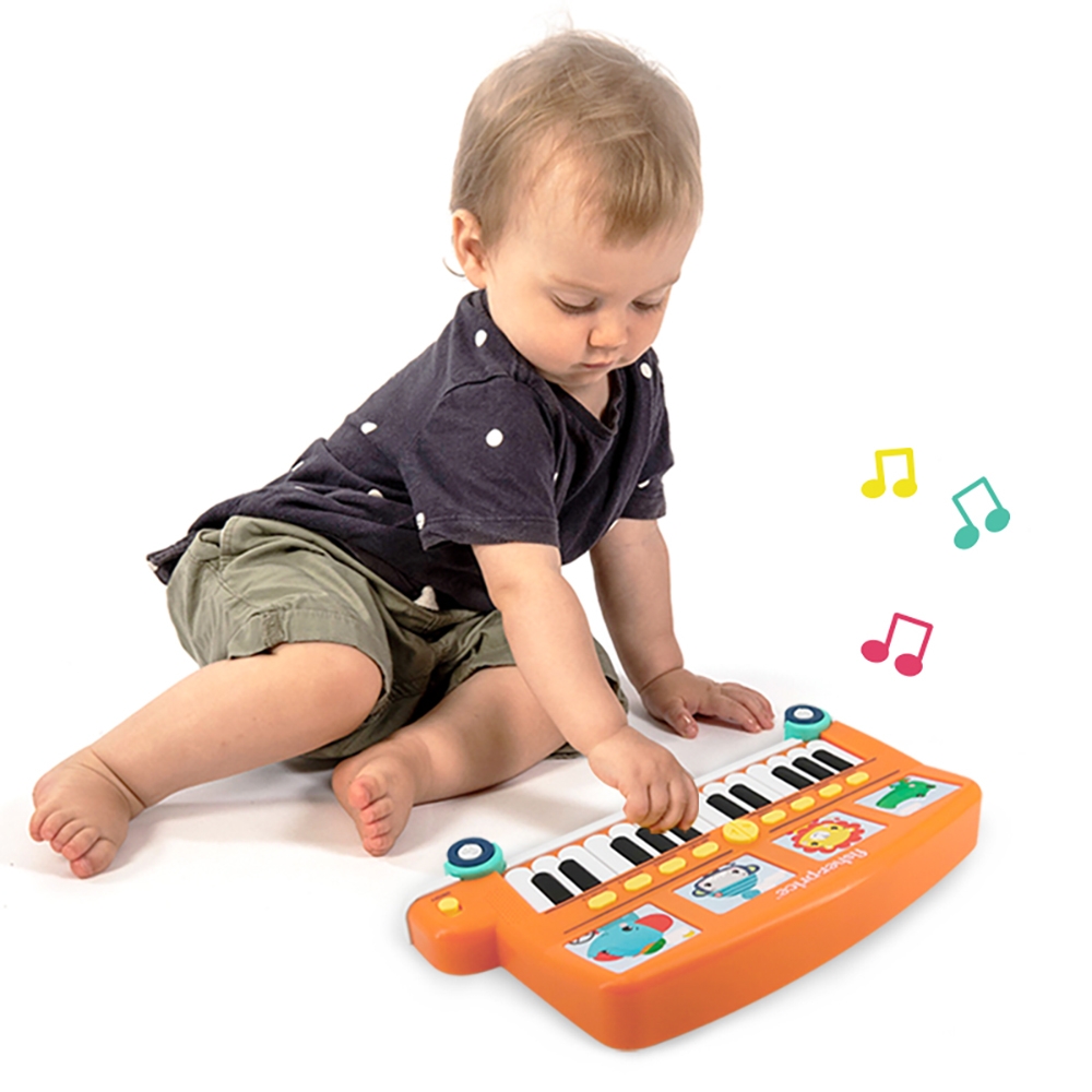 Fisher price 費雪巴士造型電子琴 小鋼琴 音樂玩具 鋼琴玩具 樂器玩具