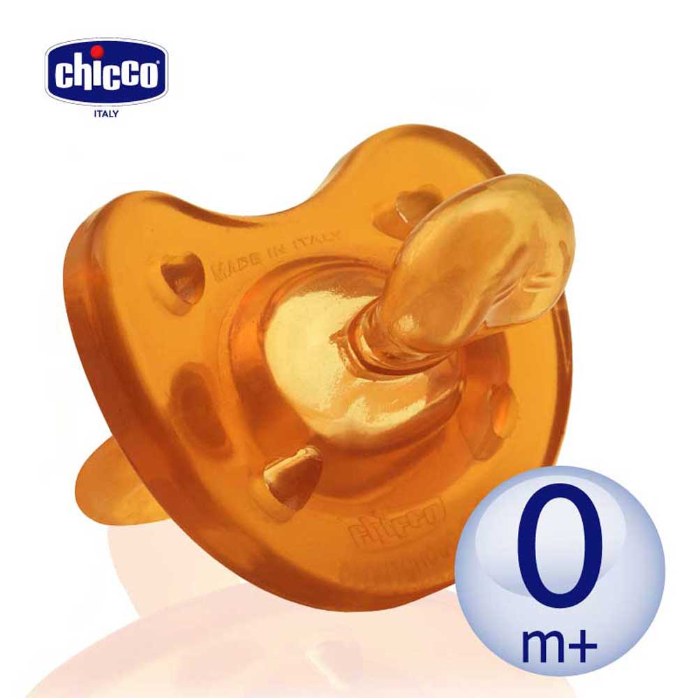 chicco-乳膠拇指型安撫奶嘴-0m+